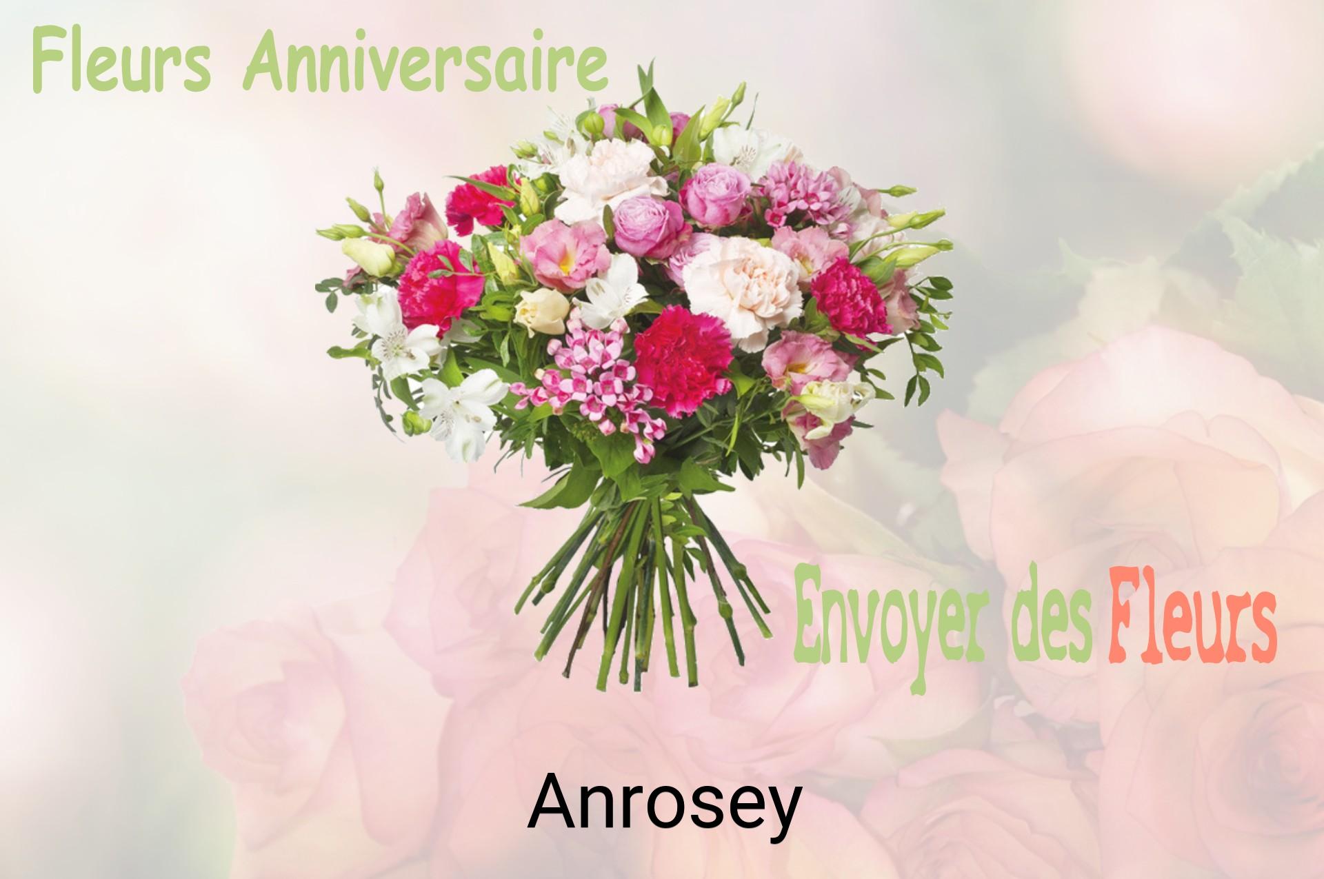Bouquet de fleurs d’anniversaire livré à Anrosey