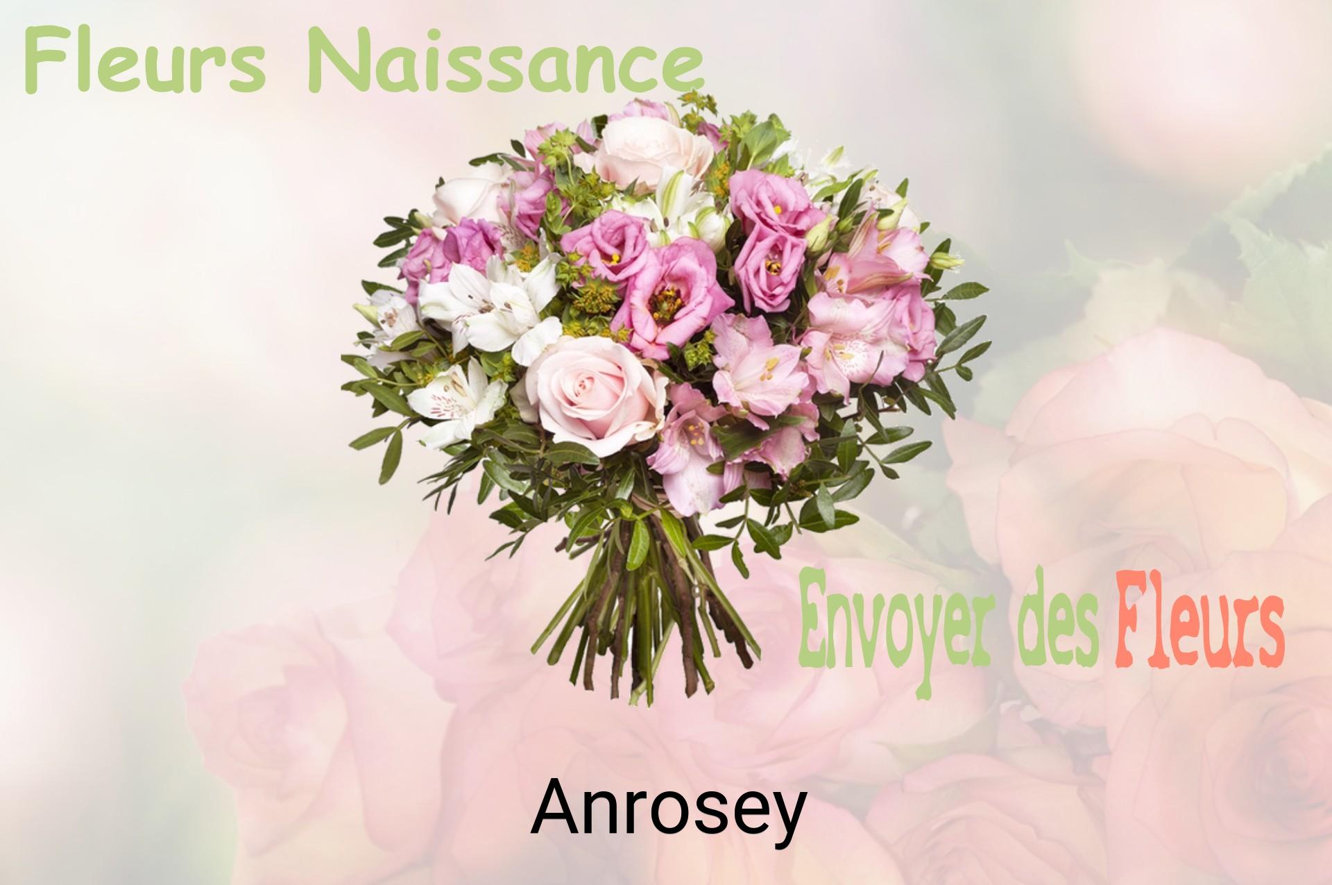 Bouquet de fleurs de naissance livré à Anrosey